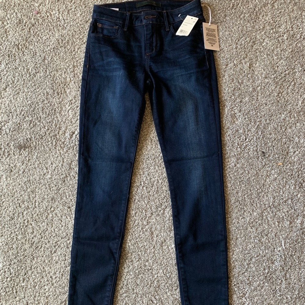 Joes The Icon Jean; Mid rose skinny ankle sz 25